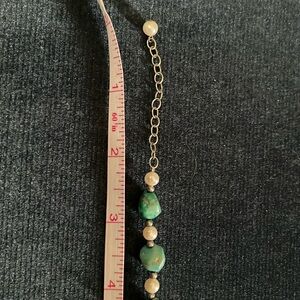 Turquoise and pearl necklace